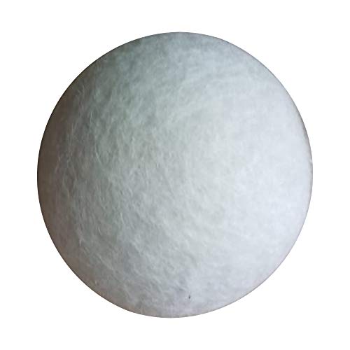 Natural Wool Dryer Balls - Fabric Softner Reducing Wrinkles and Resuable Pack...