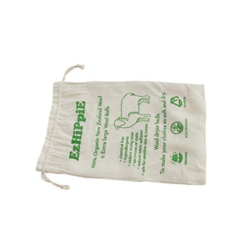 Natural Wool Dryer Balls - Fabric Softner Reducing Wrinkles and Resuable Pack...