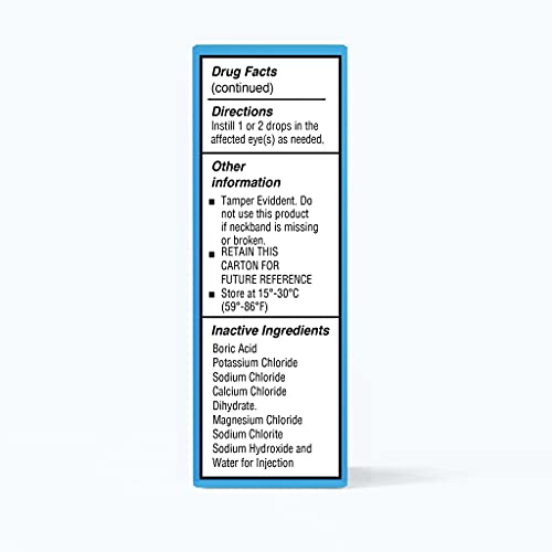 2 PK Artificial Tears Eye Drops for Dry Eyes - Extra Strong Moisturizing Lubr...