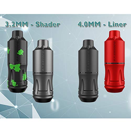 EZTAT2 Dagger V2 Professional Rotary Tattoo Pen Machine Swiss Motor with 3.2m...