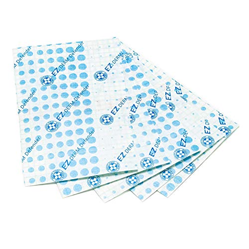 EZTAT2 Derm Defender Tattoo Aftercare Waterproof Bandage 6 inch x 4 inch Tran...