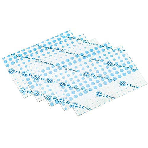 EZTAT2 Derm Defender Tattoo Aftercare Waterproof Bandage 6 inch x 4 inch Tran...