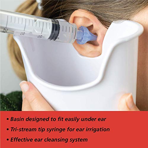 Acu-Life Ear and Ear Wax Cleaner for Humans Includes Syringe with Tri-Stream ...
