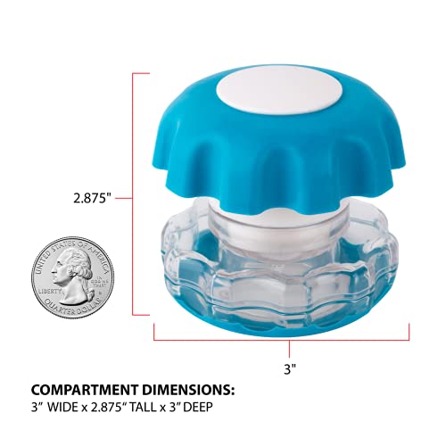 EZY DOSE Crush Pill Crusher & Grinder, Crushes Vitamins Tablets, Assorted Col...