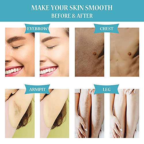 EzyGenix Wax Warmer, Hair Removal Waxing Kit, Target for Facial Bikini Area A...