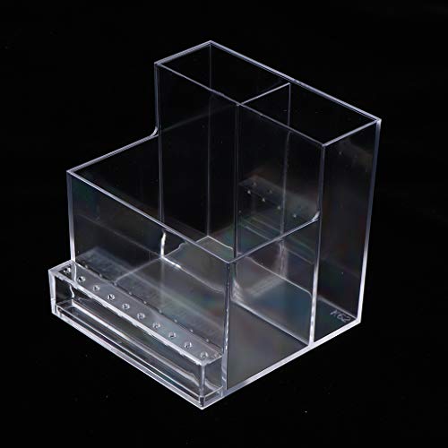 F Fityle 13 Holes Nail Drill Bits Holder Stand Displayer Organizer Manicure T...