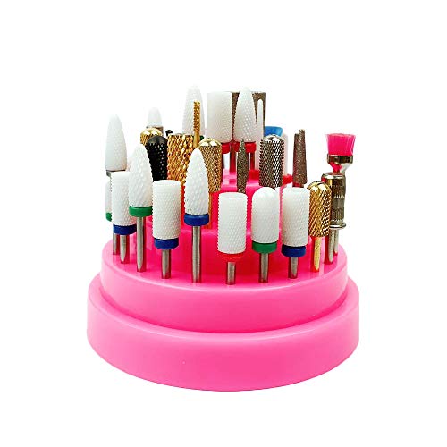 FA FIGHTART Large Dust Proof Nail Drill Bit Holder Big Acrylic Nail Drill Bit...