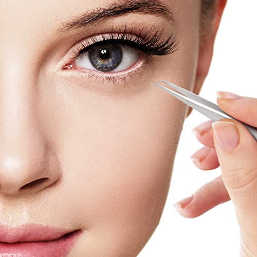 Professional False Eyelash Extension Tweezers – High-Quality Lash Extension T...