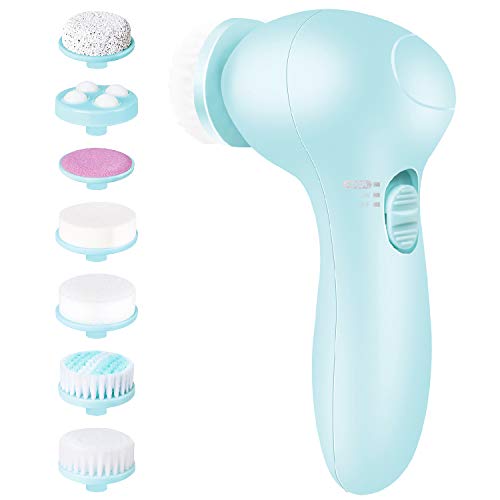 Electric Facial Cleansing Brush 7 in 1 - Fabuday Face Skin Spin Brush for Dee...