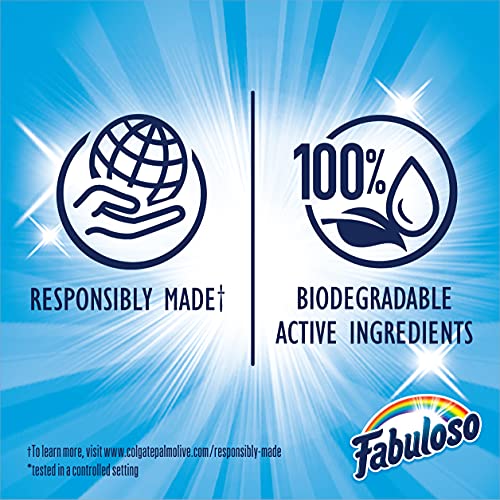 Fabuloso All Purpose Cleaner, Lavender, Bathroom Cleaner, Toilet Cleaner, Flo...