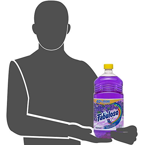 Fabuloso All Purpose Cleaner, Lavender, Bathroom Cleaner, Toilet Cleaner, Flo...