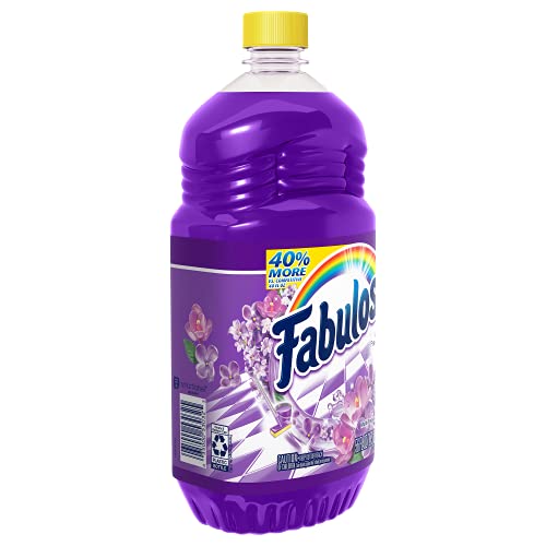 Fabuloso All Purpose Cleaner, Lavender, Bathroom Cleaner, Toilet Cleaner, Flo...