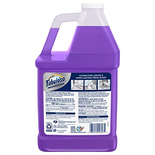 FABULOSO Professional All Purpose Cleaner & Degreaser Gallon Refill, Lavender...