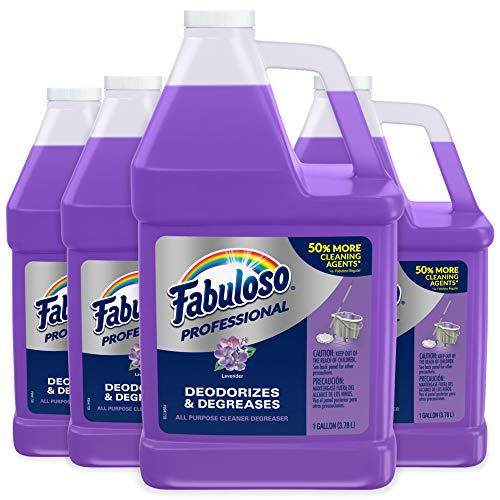 FABULOSO Professional All Purpose Cleaner & Degreaser Gallon Refill, Lavender...