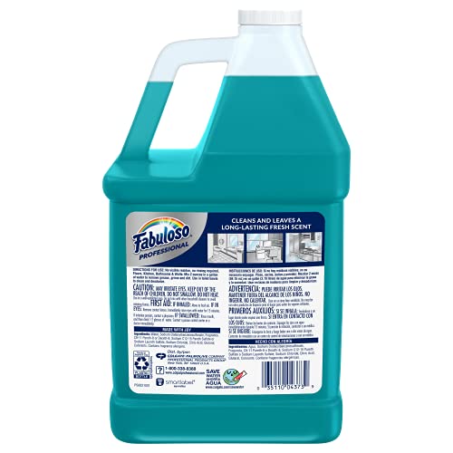 FABULOSO Professional All Purpose Cleaner & Degreaser, Ocean Cool, Concentrat...