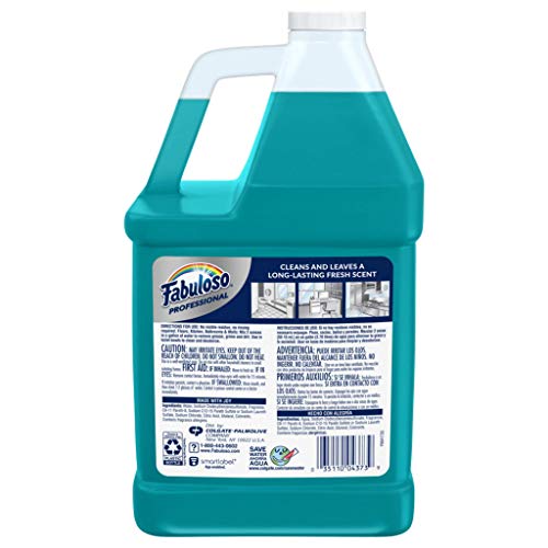 FABULOSO Professional All Purpose Cleaner & Degreaser, Ocean Cool, Concentrat...