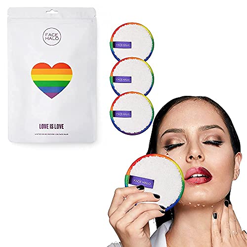 Face Halo | Reusable Makeup Remover Pads, Round Makeup Remover Pads for Heavy...