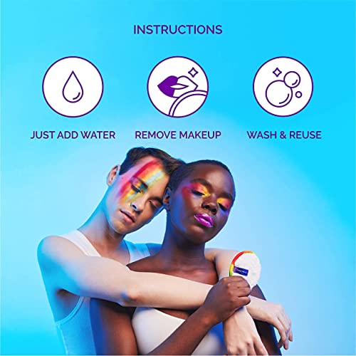 Face Halo | Reusable Makeup Remover Pads, Round Makeup Remover Pads for Heavy...