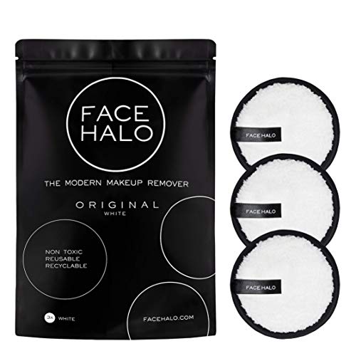 Face Halo | Reusable Makeup Remover Pads, Round Makeup Remover Pads for Heavy...