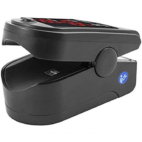 FaceLake ® FL400 Pulse Oximeter with Carrying Case, Batteries, Neck/Wrist Cor...