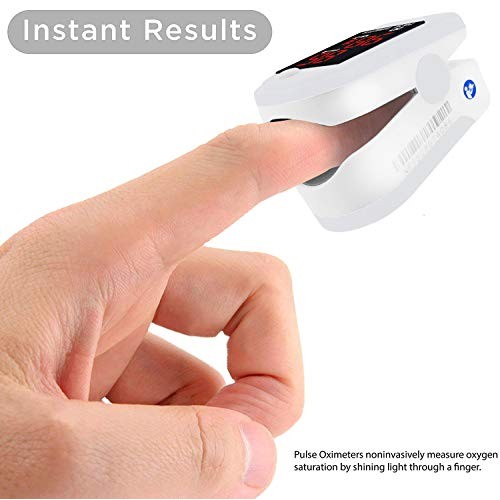 Facelake FL400 Pulse Oximeter with Neck/wrist Cord, Carrying Case and Batteri...