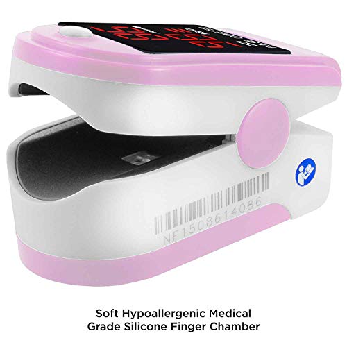 Facelake ® FL400P Pulse Oximeter with Carrying Case, Batteries, Neck/Wrist Co...