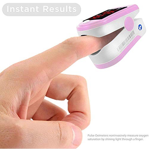 Facelake ® FL400P Pulse Oximeter with Carrying Case, Batteries, Neck/Wrist Co...