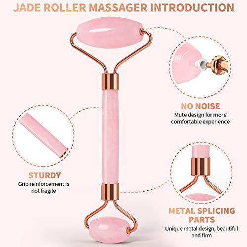 FACEMADE Gua Sha and Jade Roller, Gua Sha Massage Tool for Skin Care, Jade Ro...