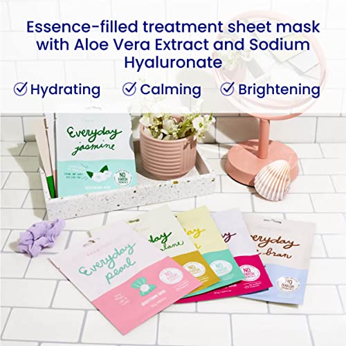 Everyday Set of 8 Sheet Masks (8 Pack Bundle) - Hydrating Essence Korean Shee...