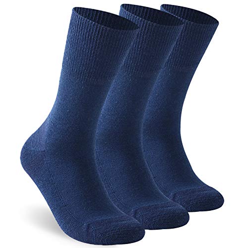 Facool Women's Men's Diabetic Socks Circulatory Non-Binding Top Casual Dress ...