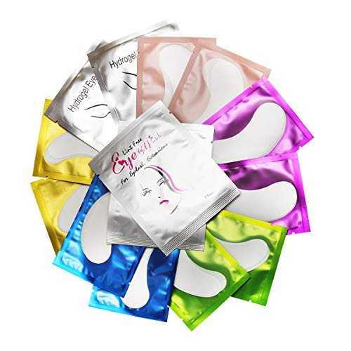 Eye Pads Lash Extensions 50 Pairs Eyepads Eyelash Extensions Hydrogel Eye Pat...