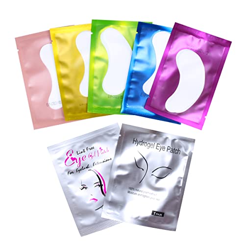 Eye Pads Lash Extensions 50 Pairs Eyepads Eyelash Extensions Hydrogel Eye Pat...