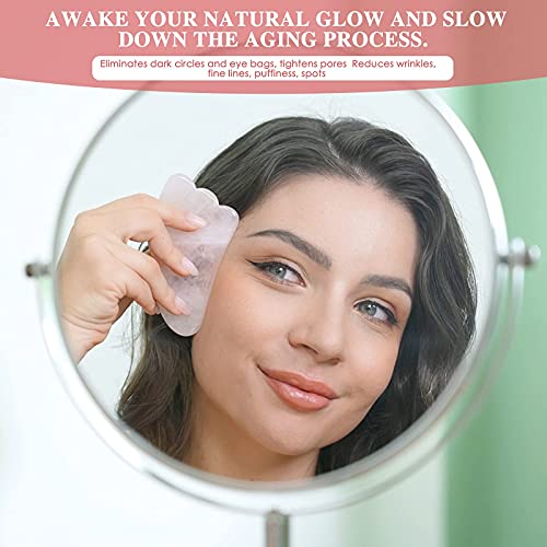 Gua Sha Facial Tools, Eliminates Wrinkles Massager Kit, Beauty Skin Care Anti...