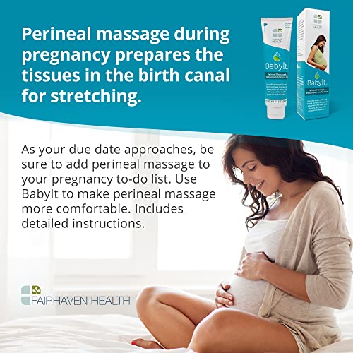 Fairhaven Health BabyIt Perineal Massage & Postpartum Comfort Recovery Gel, P...
