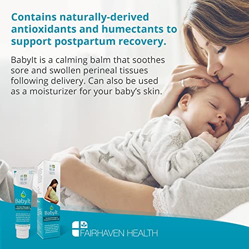 Fairhaven Health BabyIt Perineal Massage & Postpartum Comfort Recovery Gel, P...