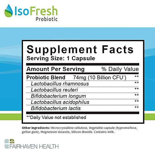 IsoFresh Probiotic: for Vaginal Balance of Yeast and Bacteria in Women