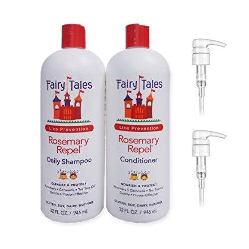 Fairy Tales Rosemary Repel Lice Prevention Shampoo & Conditioner Combo, 32 Ou...