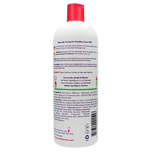 Fairy Tales Rosemary Repel Lice Shampoo- Daily Kids Shampoo for Lice Preventi...