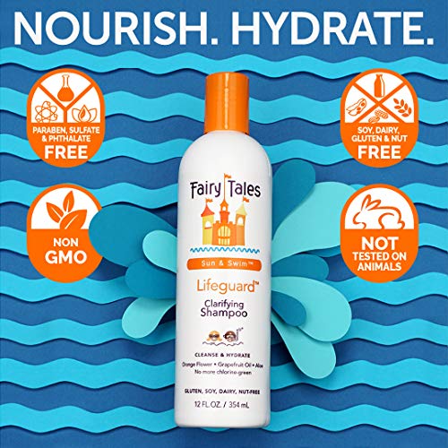 Fairy Tales Swim Shampoo for Kids - 12 oz | Made with Natural Ingredients in ...