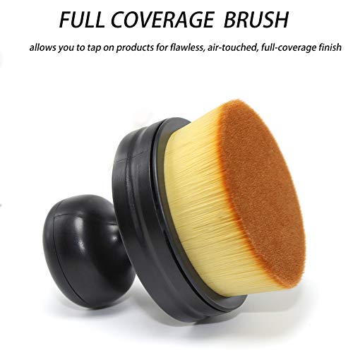 Falliny Foundation Makeup Brush, Travel Kabuki Foundation Brush for Face & Bo...
