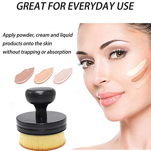 Falliny Foundation Makeup Brush, Travel Kabuki Foundation Brush for Face & Bo...