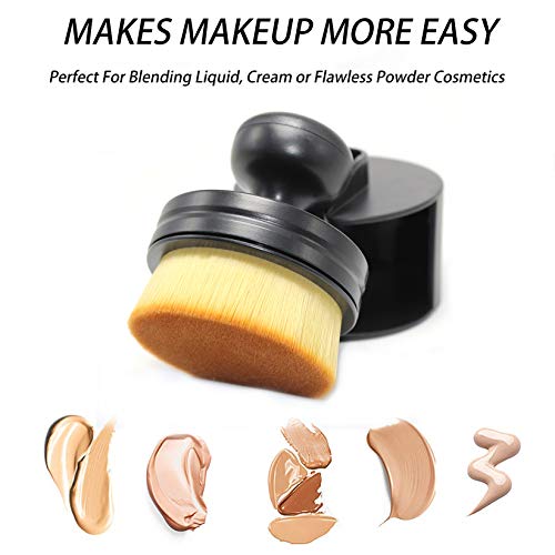 Falliny Foundation Makeup Brush, Travel Kabuki Foundation Brush for Face & Bo...