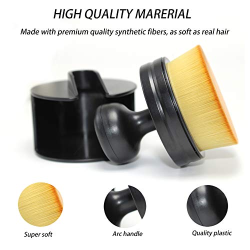 Falliny Foundation Makeup Brush, Travel Kabuki Foundation Brush for Face & Bo...