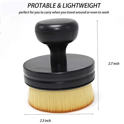 Falliny Foundation Makeup Brush, Travel Kabuki Foundation Brush for Face & Bo...