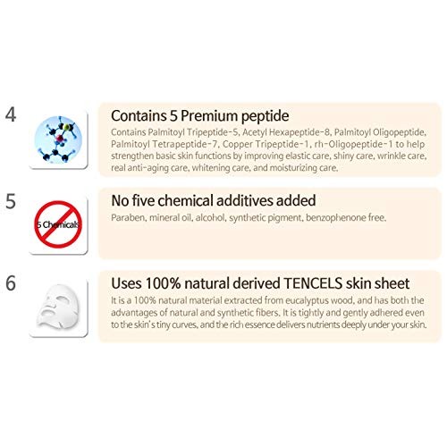 33ml Essence Best Anti Aging Face Mask For Korean Skincare - Sheet Masks with...