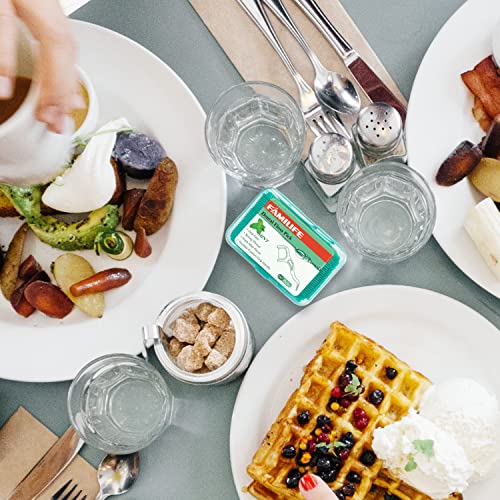 Dental Floss Picks FAMILIFE Dental Flossers Unwaxed, Fresh Cool Mint, Threade...