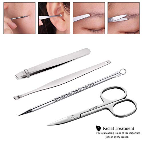 FAMILIFE F03 Manicure Set, Pedicure Kit Nail Clipper Set 13pcs Professional M...