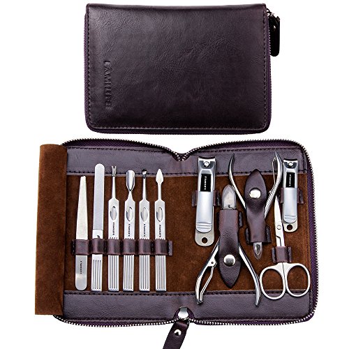Manicure Set, FAMILIFE Nail Clippers Set Professional Manicure Kit 11 in 1 St...