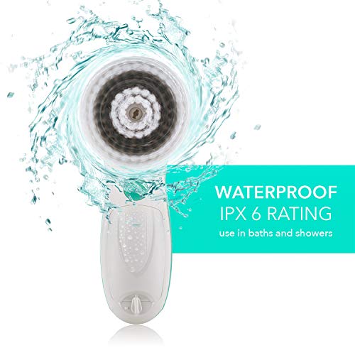 Fancii 7 in 1 Waterproof Electric Facial & Body Cleansing Brush Exfoliating K...