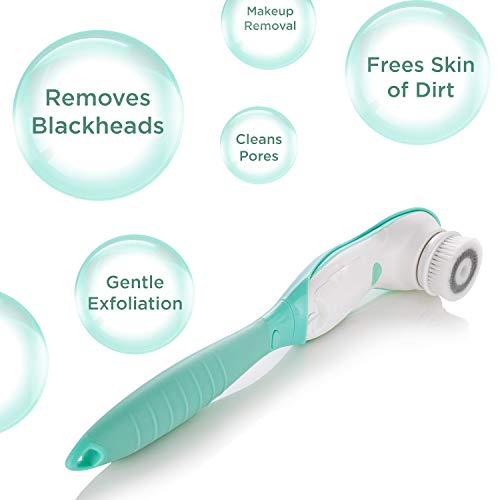 Fancii 7 in 1 Waterproof Electric Facial & Body Cleansing Brush Exfoliating K...